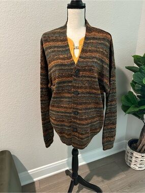 Topman  Size S Multicolor Chunky Unisex Space-Dye Knit Sweater NWOT